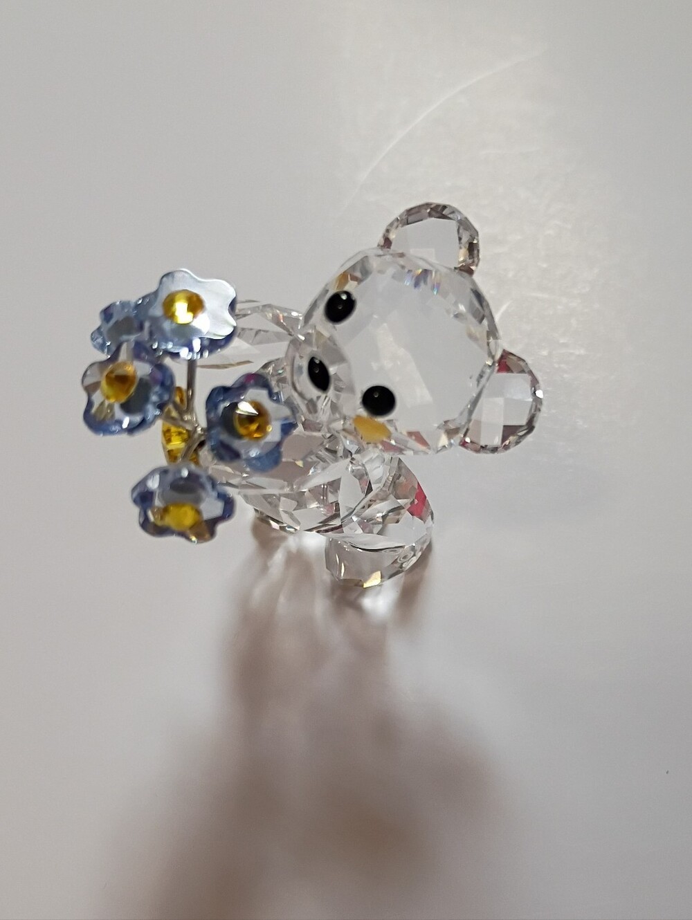 Swarovski Crystal Forget Me Not  Kris Bear